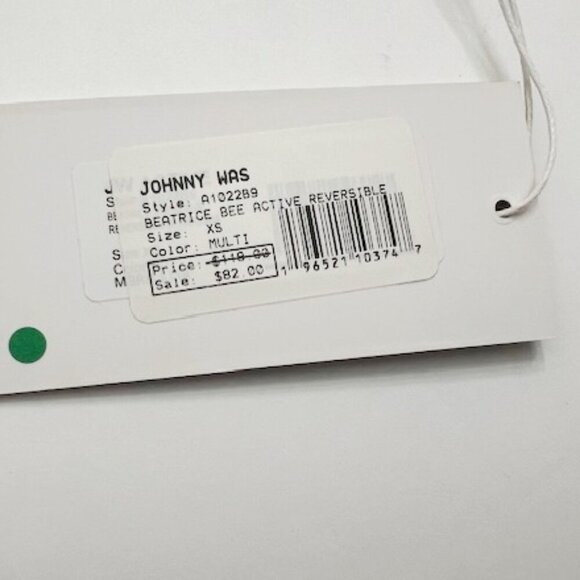 Johnny Was Active Beatrice Bee Active Reversible Sports Bra Multi Floral XS - Picture 7 of 7